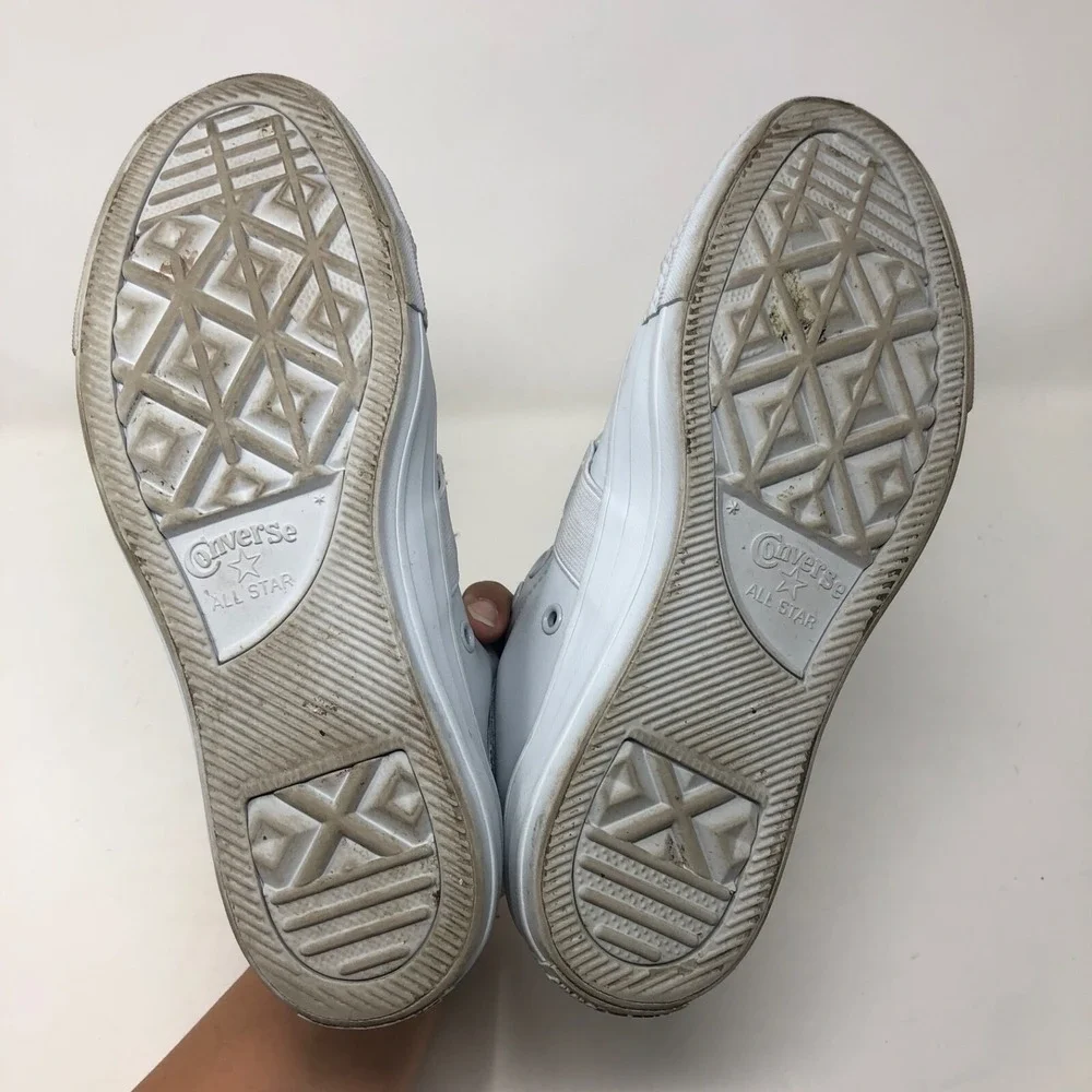 Converse Chuck Taylor All Star Punk Strap Sneaker Shoes Womens 7 Gray Streetwear - Picture 6 of 16